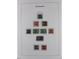 1912/85, Sammlung in gestempelter Erhaltung auf Leuchtturm Vordruckblättern ab 1-3, dabei Mi.3ya, 53-60, 72-77, 82-89, 94-107