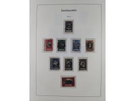 1912/85, Sammlung in gestempelter Erhaltung auf Leuchtturm Vordruckblättern ab 1-3, dabei Mi.3ya, 53-60, 72-77, 82-89, 94-107