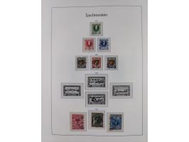 1912/85, Sammlung in gestempelter Erhaltung auf Leuchtturm Vordruckblättern ab 1-3, dabei Mi.3ya, 53-60, 72-77, 82-89, 94-107