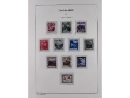 1912/85, Sammlung in gestempelter Erhaltung auf Leuchtturm Vordruckblättern ab 1-3, dabei Mi.3ya, 53-60, 72-77, 82-89, 94-107