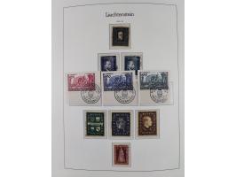 1912/85, Sammlung in gestempelter Erhaltung auf Leuchtturm Vordruckblättern ab 1-3, dabei Mi.3ya, 53-60, 72-77, 82-89, 94-107