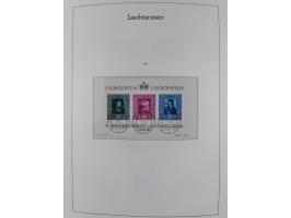 1912/85, Sammlung in gestempelter Erhaltung auf Leuchtturm Vordruckblättern ab 1-3, dabei Mi.3ya, 53-60, 72-77, 82-89, 94-107