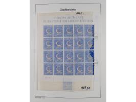 1912/85, Sammlung in gestempelter Erhaltung auf Leuchtturm Vordruckblättern ab 1-3, dabei Mi.3ya, 53-60, 72-77, 82-89, 94-107