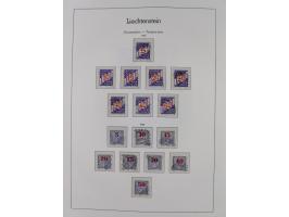 1912/85, Sammlung in gestempelter Erhaltung auf Leuchtturm Vordruckblättern ab 1-3, dabei Mi.3ya, 53-60, 72-77, 82-89, 94-107