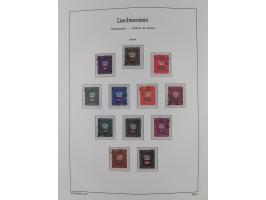 1912/85, Sammlung in gestempelter Erhaltung auf Leuchtturm Vordruckblättern ab 1-3, dabei Mi.3ya, 53-60, 72-77, 82-89, 94-107