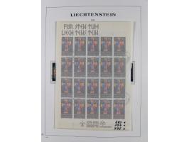 1912/85, Sammlung in gestempelter Erhaltung auf Leuchtturm Vordruckblättern ab 1-3, dabei Mi.3ya, 53-60, 72-77, 82-89, 94-107