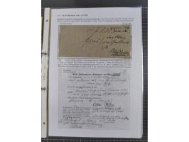 GLEIWITZ: 1817/1950 (ca.), ausstellungsmäßig aufgezogene Sammlung mit reichhaltig zusätzlichem Material, überschlägig rund 35