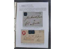 GLEIWITZ: 1817/1950 (ca.), ausstellungsmäßig aufgezogene Sammlung mit reichhaltig zusätzlichem Material, überschlägig rund 35