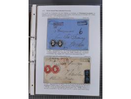 GLEIWITZ: 1817/1950 (ca.), ausstellungsmäßig aufgezogene Sammlung mit reichhaltig zusätzlichem Material, überschlägig rund 35