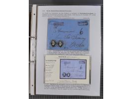 GLEIWITZ: 1817/1950 (ca.), ausstellungsmäßig aufgezogene Sammlung mit reichhaltig zusätzlichem Material, überschlägig rund 35