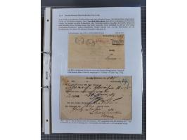 GLEIWITZ: 1817/1950 (ca.), ausstellungsmäßig aufgezogene Sammlung mit reichhaltig zusätzlichem Material, überschlägig rund 35