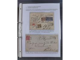 GLEIWITZ: 1817/1950 (ca.), ausstellungsmäßig aufgezogene Sammlung mit reichhaltig zusätzlichem Material, überschlägig rund 35