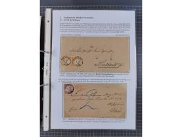 GLEIWITZ: 1817/1950 (ca.), ausstellungsmäßig aufgezogene Sammlung mit reichhaltig zusätzlichem Material, überschlägig rund 35