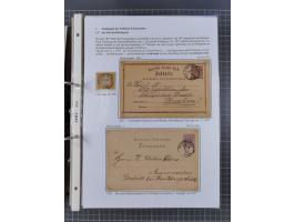 GLEIWITZ: 1817/1950 (ca.), ausstellungsmäßig aufgezogene Sammlung mit reichhaltig zusätzlichem Material, überschlägig rund 35