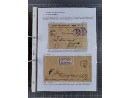 GLEIWITZ: 1817/1950 (ca.), ausstellungsmäßig aufgezogene Sammlung mit reichhaltig zusätzlichem Material, überschlägig rund 35