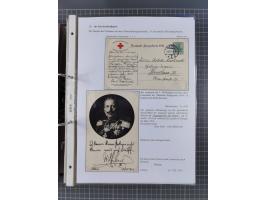 GLEIWITZ: 1817/1950 (ca.), ausstellungsmäßig aufgezogene Sammlung mit reichhaltig zusätzlichem Material, überschlägig rund 35