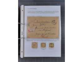 GLEIWITZ: 1817/1950 (ca.), ausstellungsmäßig aufgezogene Sammlung mit reichhaltig zusätzlichem Material, überschlägig rund 35