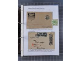 GLEIWITZ: 1817/1950 (ca.), ausstellungsmäßig aufgezogene Sammlung mit reichhaltig zusätzlichem Material, überschlägig rund 35