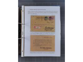 GLEIWITZ: 1817/1950 (ca.), ausstellungsmäßig aufgezogene Sammlung mit reichhaltig zusätzlichem Material, überschlägig rund 35