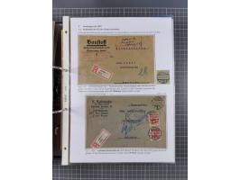 GLEIWITZ: 1817/1950 (ca.), ausstellungsmäßig aufgezogene Sammlung mit reichhaltig zusätzlichem Material, überschlägig rund 35