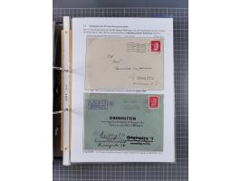 GLEIWITZ: 1817/1950 (ca.), ausstellungsmäßig aufgezogene Sammlung mit reichhaltig zusätzlichem Material, überschlägig rund 35