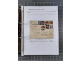 GLEIWITZ: 1817/1950 (ca.), ausstellungsmäßig aufgezogene Sammlung mit reichhaltig zusätzlichem Material, überschlägig rund 35