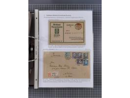 GLEIWITZ: 1817/1950 (ca.), ausstellungsmäßig aufgezogene Sammlung mit reichhaltig zusätzlichem Material, überschlägig rund 35