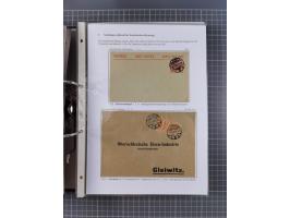 GLEIWITZ: 1817/1950 (ca.), ausstellungsmäßig aufgezogene Sammlung mit reichhaltig zusätzlichem Material, überschlägig rund 35