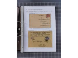 GLEIWITZ: 1817/1950 (ca.), ausstellungsmäßig aufgezogene Sammlung mit reichhaltig zusätzlichem Material, überschlägig rund 35