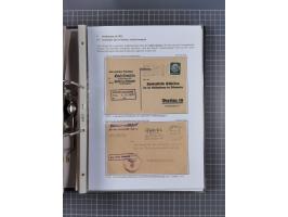 GLEIWITZ: 1817/1950 (ca.), ausstellungsmäßig aufgezogene Sammlung mit reichhaltig zusätzlichem Material, überschlägig rund 35