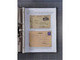 GLEIWITZ: 1817/1950 (ca.), ausstellungsmäßig aufgezogene Sammlung mit reichhaltig zusätzlichem Material, überschlägig rund 35