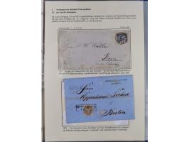 GLEIWITZ: 1817/1950 (ca.), ausstellungsmäßig aufgezogene Sammlung mit reichhaltig zusätzlichem Material, überschlägig rund 35