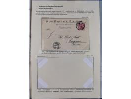 GLEIWITZ: 1817/1950 (ca.), ausstellungsmäßig aufgezogene Sammlung mit reichhaltig zusätzlichem Material, überschlägig rund 35