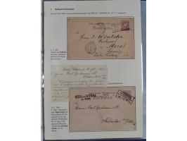 GLEIWITZ: 1817/1950 (ca.), ausstellungsmäßig aufgezogene Sammlung mit reichhaltig zusätzlichem Material, überschlägig rund 35