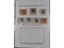 GLEIWITZ: 1817/1950 (ca.), ausstellungsmäßig aufgezogene Sammlung mit reichhaltig zusätzlichem Material, überschlägig rund 35