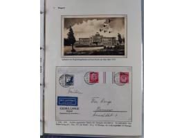 GLEIWITZ: 1817/1950 (ca.), ausstellungsmäßig aufgezogene Sammlung mit reichhaltig zusätzlichem Material, überschlägig rund 35