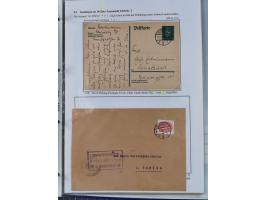 GLEIWITZ: 1817/1950 (ca.), ausstellungsmäßig aufgezogene Sammlung mit reichhaltig zusätzlichem Material, überschlägig rund 35