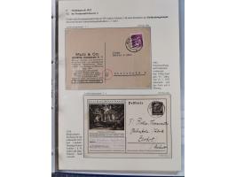 GLEIWITZ: 1817/1950 (ca.), ausstellungsmäßig aufgezogene Sammlung mit reichhaltig zusätzlichem Material, überschlägig rund 35