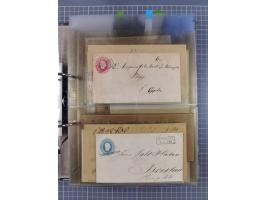 GLEIWITZ: 1817/1950 (ca.), ausstellungsmäßig aufgezogene Sammlung mit reichhaltig zusätzlichem Material, überschlägig rund 35