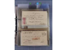 GLEIWITZ: 1817/1950 (ca.), ausstellungsmäßig aufgezogene Sammlung mit reichhaltig zusätzlichem Material, überschlägig rund 35