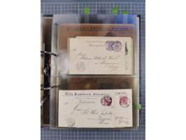 GLEIWITZ: 1817/1950 (ca.), ausstellungsmäßig aufgezogene Sammlung mit reichhaltig zusätzlichem Material, überschlägig rund 35