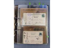 GLEIWITZ: 1817/1950 (ca.), ausstellungsmäßig aufgezogene Sammlung mit reichhaltig zusätzlichem Material, überschlägig rund 35