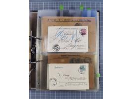 GLEIWITZ: 1817/1950 (ca.), ausstellungsmäßig aufgezogene Sammlung mit reichhaltig zusätzlichem Material, überschlägig rund 35