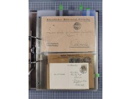 GLEIWITZ: 1817/1950 (ca.), ausstellungsmäßig aufgezogene Sammlung mit reichhaltig zusätzlichem Material, überschlägig rund 35