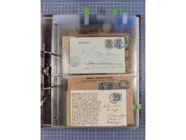 GLEIWITZ: 1817/1950 (ca.), ausstellungsmäßig aufgezogene Sammlung mit reichhaltig zusätzlichem Material, überschlägig rund 35