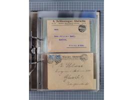 GLEIWITZ: 1817/1950 (ca.), ausstellungsmäßig aufgezogene Sammlung mit reichhaltig zusätzlichem Material, überschlägig rund 35