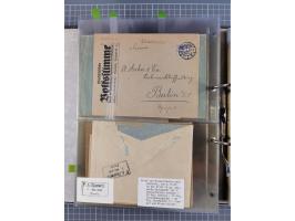 GLEIWITZ: 1817/1950 (ca.), ausstellungsmäßig aufgezogene Sammlung mit reichhaltig zusätzlichem Material, überschlägig rund 35