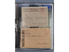 GLEIWITZ: 1817/1950 (ca.), ausstellungsmäßig aufgezogene Sammlung mit reichhaltig zusätzlichem Material, überschlägig rund 35