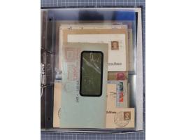 GLEIWITZ: 1817/1950 (ca.), ausstellungsmäßig aufgezogene Sammlung mit reichhaltig zusätzlichem Material, überschlägig rund 35