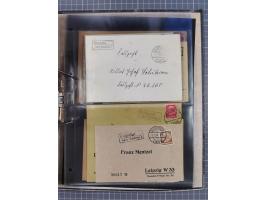 GLEIWITZ: 1817/1950 (ca.), ausstellungsmäßig aufgezogene Sammlung mit reichhaltig zusätzlichem Material, überschlägig rund 35